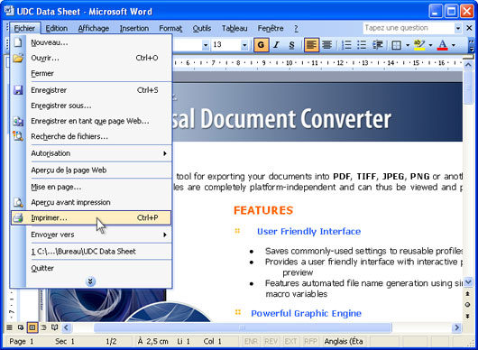 comment transformer une image en document word